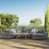 Commix 7-Piece Outdoor Patio Sectional Sofa Modway Model: eei-5591